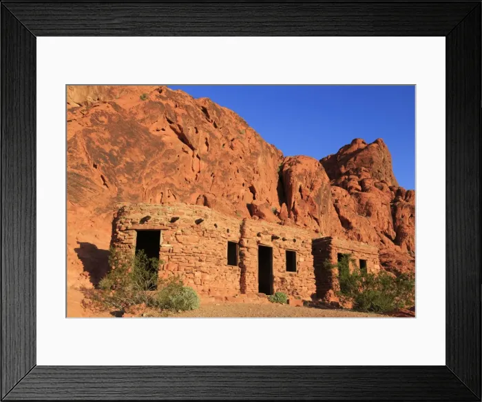 Framed Print : The Cabins, Valley of Fire State Park, Overton, Nevada, United States of America Framed Print : The Cabins, Valley of Fire State Park, Overton, Nevada, United States of America