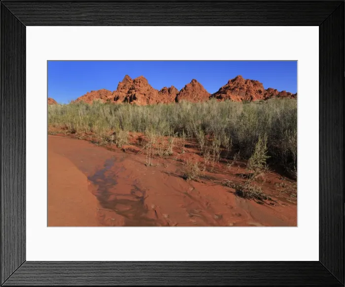 Framed Print : Clark Memorial wash, Valley of Fire State Park, Overton, Nevada, United States of America Framed Print : Clark Memorial wash, Valley of Fire State Park, Overton, Nevada, United States of America