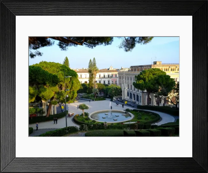 Framed Print : Maestranze Park, Catania, Sicily, Italy, Europe Framed Print : Maestranze Park, Catania, Sicily, Italy, Europe