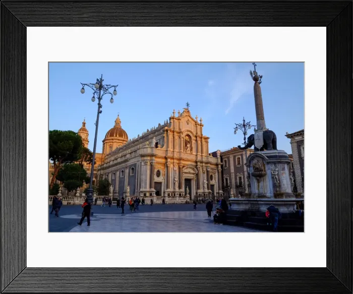 Framed Print : Catania Cathedral, dedicated to Saint Agatha, Catania, Sicily, Italy, Europe Framed Print : Catania Cathedral, dedicated to Saint Agatha, Catania, Sicily, Italy, Europe
