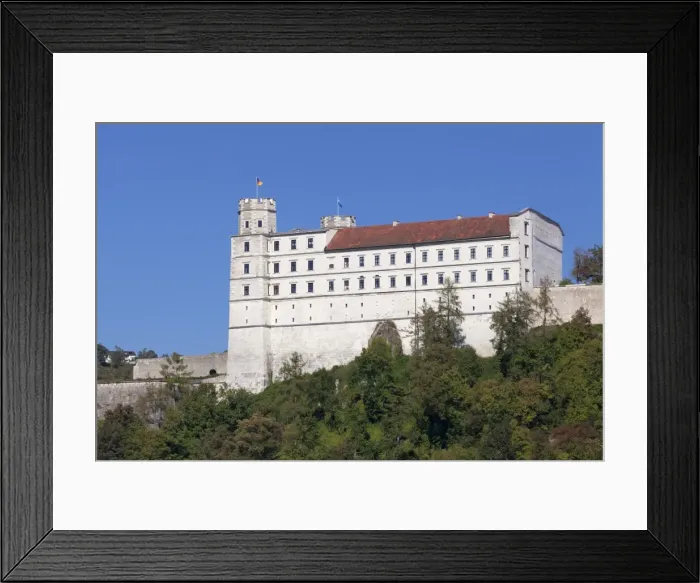 Framed Print : Willibaldsburg castle, Eichstaett, Altmuehltal, Bavaria, Germany, Europe