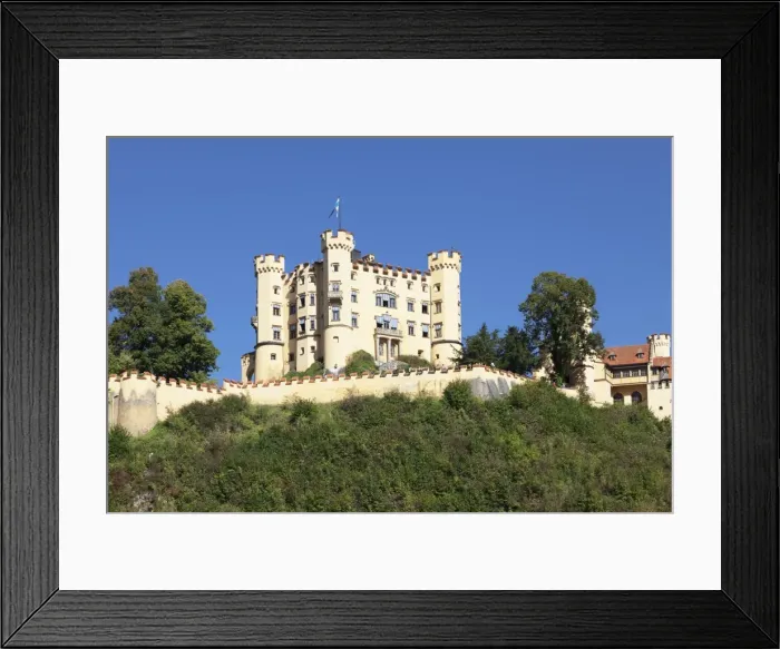 Framed Print : Hohenschwangau Castle, Hohenschwangau, Schwangau, Allgau, Bavaria, Germany, Europe Framed Print : Hohenschwangau Castle, Hohenschwangau, Schwangau, Allgau, Bavaria, Germany, Europe