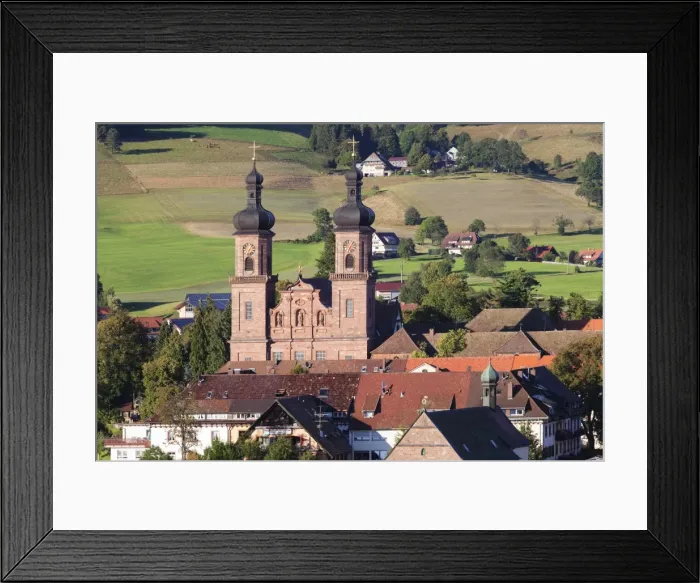 Framed Print : St. Peter Monastery, Glottertal Valley, Black Forest, Baden Wurttemberg, Germany, Europe Framed Print : St. Peter Monastery, Glottertal Valley, Black Forest, Baden Wurttemberg, Germany, Europe
