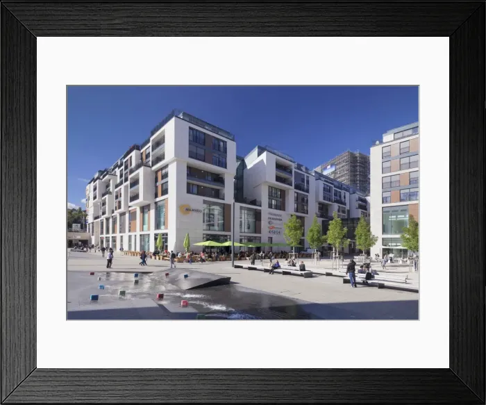 Framed Print : Milaneo shopping center, Europaviertel neighbourhood, Stuttgart, Baden-Wurttemberg Framed Print : Milaneo shopping center, Europaviertel neighbourhood, Stuttgart, Baden-Wurttemberg