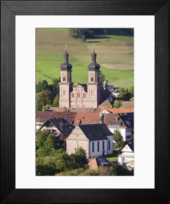 Framed Print : St. Peter Monastery, Glottertal Valley, Black Forest, Baden Wurttemberg, Germany, Europe Framed Print : St. Peter Monastery, Glottertal Valley, Black Forest, Baden Wurttemberg, Germany, Europe