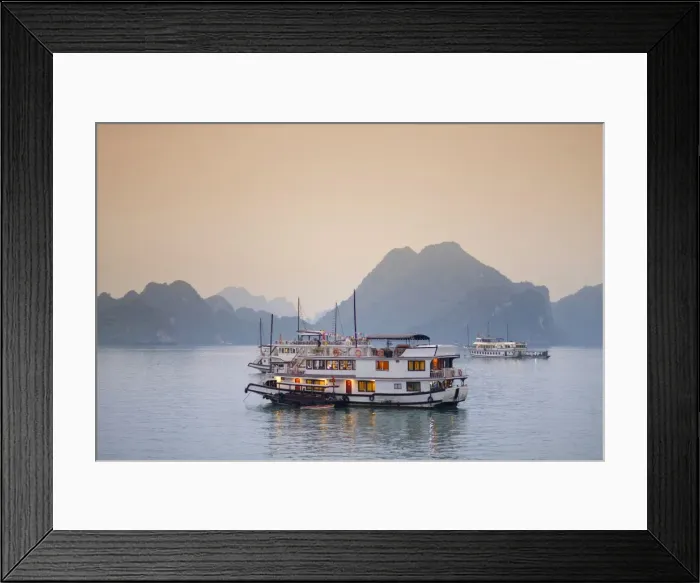 Framed Print : Boats on Halong Bay, UNESCO World Heritage Site, Vietnam, Indochina, Southeast Asia, Asia Framed Print : Boats on Halong Bay, UNESCO World Heritage Site, Vietnam, Indochina, Southeast Asia, Asia