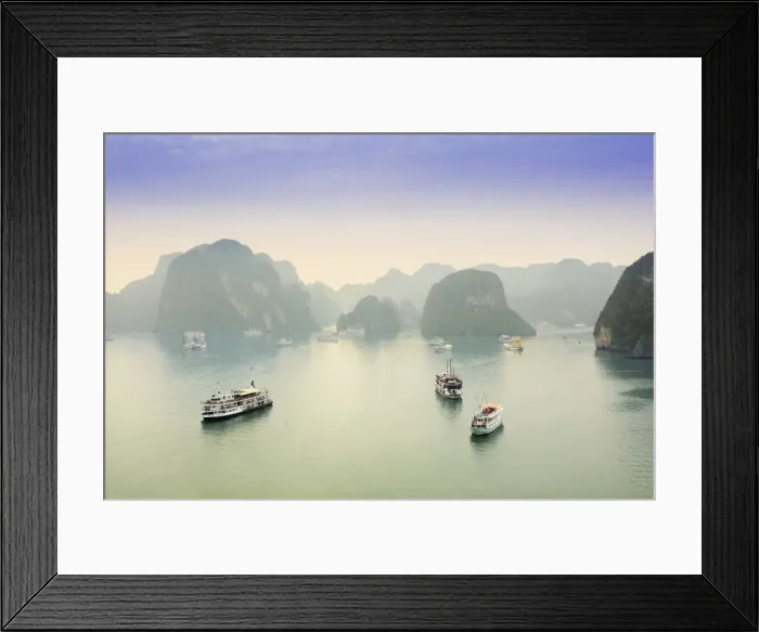 Framed Print : Boats on Halong Bay, UNESCO World Heritage Site, Vietnam, Indochina, Southeast Asia, Asia Framed Print : Boats on Halong Bay, UNESCO World Heritage Site, Vietnam, Indochina, Southeast Asia, Asia