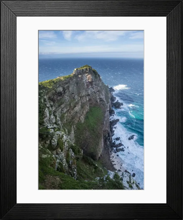 Framed Print : Rocky cliffs on Cape Point, Cape of Good Hope, South Africa, Africa Framed Print : Rocky cliffs on Cape Point, Cape of Good Hope, South Africa, Africa