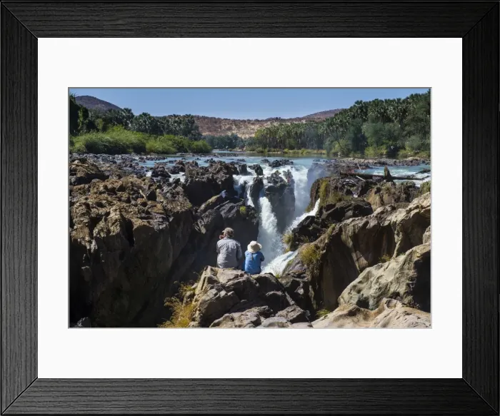 Framed Print : Epupa Falls on the Kunene River on the border between Angola and Namibia, Namibia, Africa Framed Print : Epupa Falls on the Kunene River on the border between Angola and Namibia, Namibia, Africa