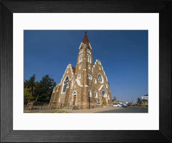 Framed Print : Lutheran Christ Church, Windhoek, Namibia, Africa Framed Print : Lutheran Christ Church, Windhoek, Namibia, Africa