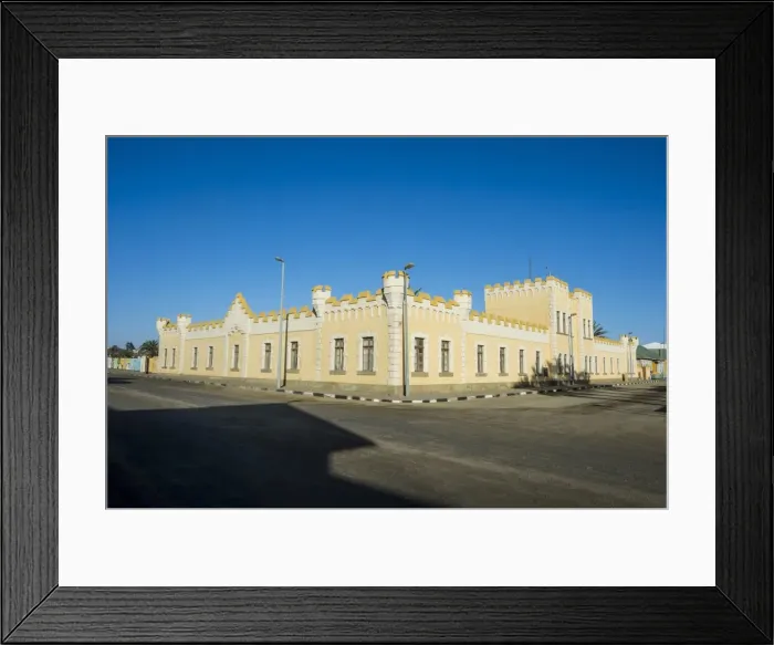Framed Print : Old German fort, Swakopmund, Namibia, Africa Framed Print : Old German fort, Swakopmund, Namibia, Africa