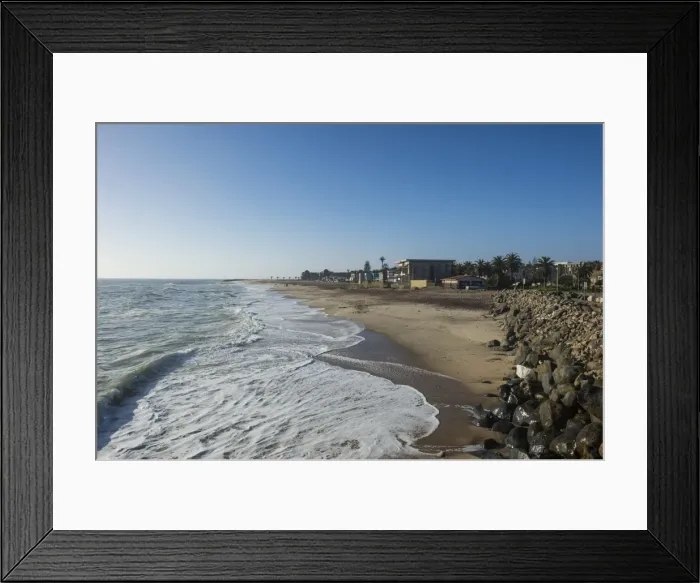 Framed Print : Beachfront of Swakopmund, Namibia, Africa Framed Print : Beachfront of Swakopmund, Namibia, Africa