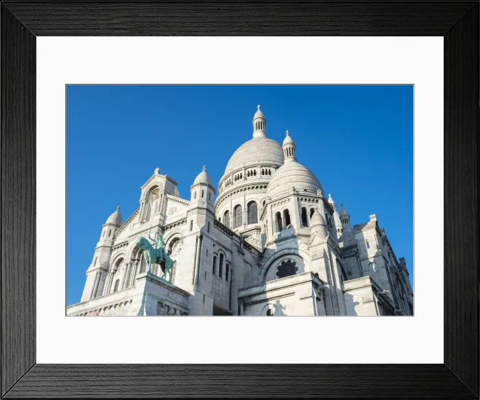 Framed Print : Basilica of Sacre Coeur, Montmartre, Paris, France, Europe Framed Print : Basilica of Sacre Coeur, Montmartre, Paris, France, Europe