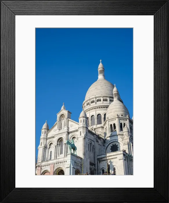 Framed Print : Basilica of Sacre Coeur, Montmartre, Paris, France, Europe Framed Print : Basilica of Sacre Coeur, Montmartre, Paris, France, Europe