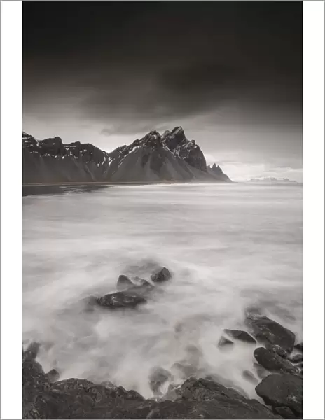 Vestrahorn mountains at Stokksness, Iceland, Polar Regions