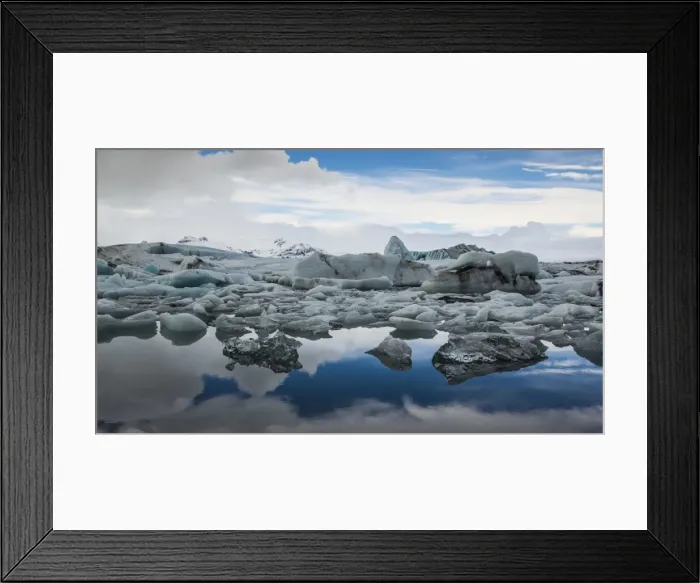 Framed Print : Icebergs in Jokulsarlon Glacier Lagoon, Iceland, Polar Regions Framed Print : Icebergs in Jokulsarlon Glacier Lagoon, Iceland, Polar Regions