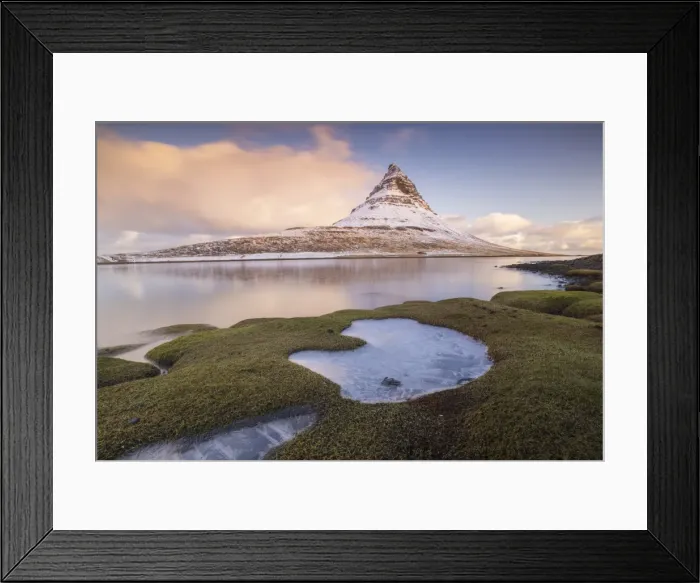 Framed Print : Sunrise at Kirkjufell Mountain, Snaefellsnes Peninsula, Iceland, Polar Regions Framed Print : Sunrise at Kirkjufell Mountain, Snaefellsnes Peninsula, Iceland, Polar Regions