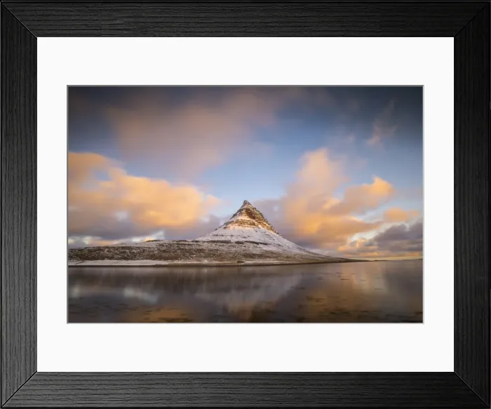 Framed Print : Sunrise at Kirkjufell Mountain, Snaefellsnes Peninsula, Iceland, Polar Regions Framed Print : Sunrise at Kirkjufell Mountain, Snaefellsnes Peninsula, Iceland, Polar Regions