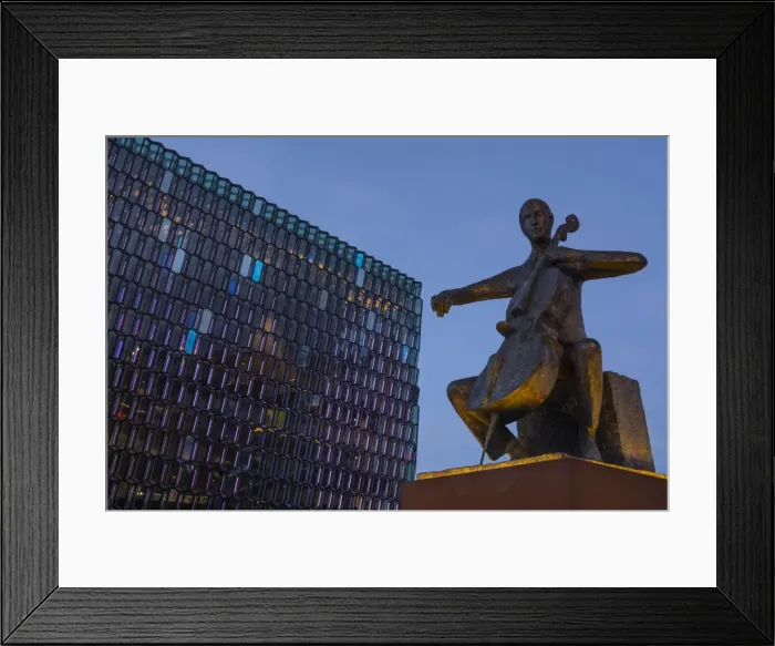 Framed Print : Statue of Danish cellist Erling Blondal Bengtsson, by sculptor Olof Palsdottir Framed Print : Statue of Danish cellist Erling Blondal Bengtsson, by sculptor Olof Palsdottir
