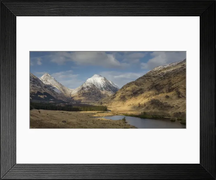 Framed Print : Glen Etive and Buachaille Etive Mor panorama, Highlands, Scotland, United Kingdom, Europe Framed Print : Glen Etive and Buachaille Etive Mor panorama, Highlands, Scotland, United Kingdom, Europe