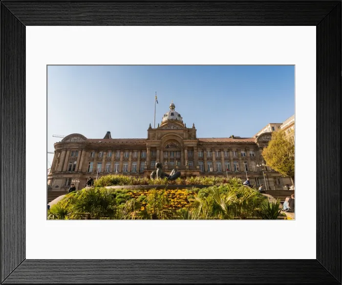 Framed Print : Victoria Square, a pedestrianised public square in Birmingham, England, United Kingdom Framed Print : Victoria Square, a pedestrianised public square in Birmingham, England, United Kingdom