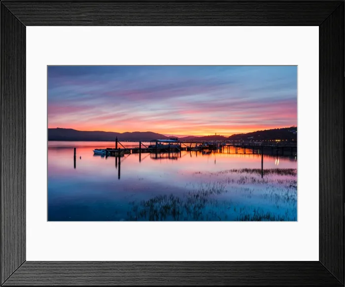 Framed Print : Sunset over Knysna Lagoon, Garden Route, Western Cape, South Africa, Africa Framed Print : Sunset over Knysna Lagoon, Garden Route, Western Cape, South Africa, Africa