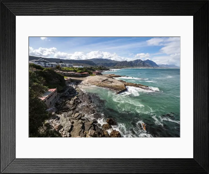 Framed Print : The Old Harbour of Hermanus, Western Cape, South Africa, Africa Framed Print : The Old Harbour of Hermanus, Western Cape, South Africa, Africa