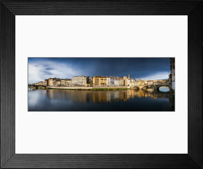 Framed Print : Florence panorama on the banks of the Arno River, Florence, Tuscany, Italy, Europe Framed Print : Florence panorama on the banks of the Arno River, Florence, Tuscany, Italy, Europe