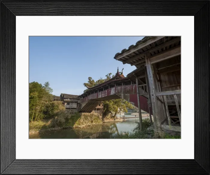 Framed Print : Beijian Bridge in Sixi, Taishun, Zhejiang province, China, Asia Framed Print : Beijian Bridge in Sixi, Taishun, Zhejiang province, China, Asia