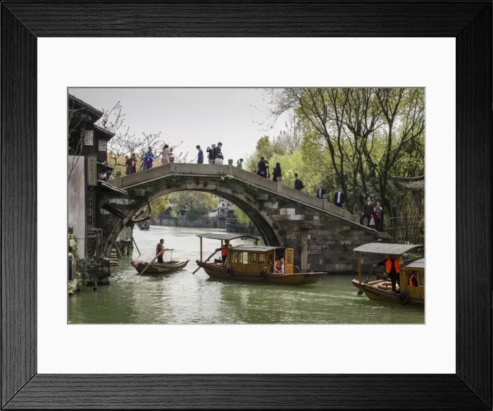 Framed Print : Wuzhen, Zhejiang province, China, Asia Framed Print : Wuzhen, Zhejiang province, China, Asia