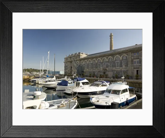 Framed Print : The marina, Royal William Yard, Plymouth, Devon, England, United Kingdom, Europe Framed Print : The marina, Royal William Yard, Plymouth, Devon, England, United Kingdom, Europe