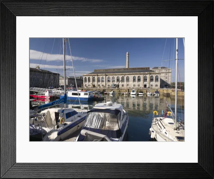 Framed Print : The marina, Royal William Yard, Plymouth, Devon, England, United Kingdom, Europe Framed Print : The marina, Royal William Yard, Plymouth, Devon, England, United Kingdom, Europe