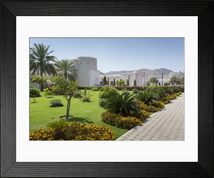 Framed Print : View of Al Alam Palace complex, Muscat, Oman, Middle East Framed Print : View of Al Alam Palace complex, Muscat, Oman, Middle East