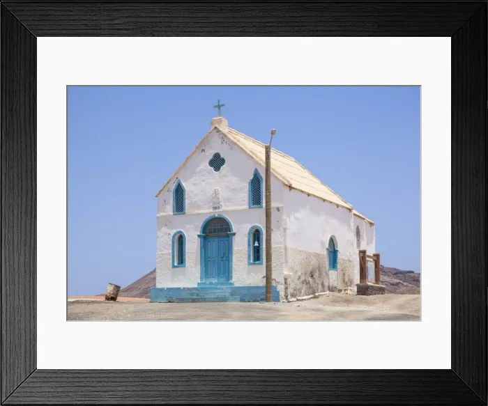Framed Print : Capela de Nossa Senhora da Piedade (Lady Compassion Chapel), Pedra De Lume, Pedra di Lumi Framed Print : Capela de Nossa Senhora da Piedade (Lady Compassion Chapel), Pedra De Lume, Pedra di Lumi