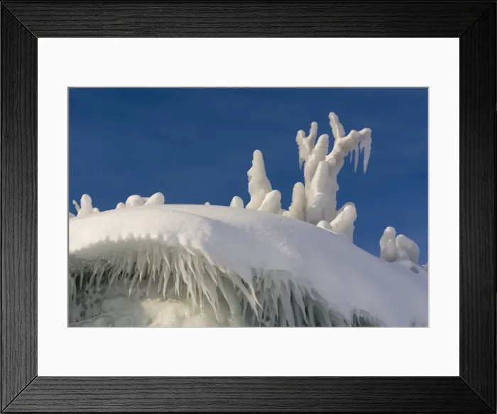 Framed Print : Detail of ice formations along Tornetrask Lake bank, Abisko National Park, Sweden Framed Print : Detail of ice formations along Tornetrask Lake bank, Abisko National Park, Sweden