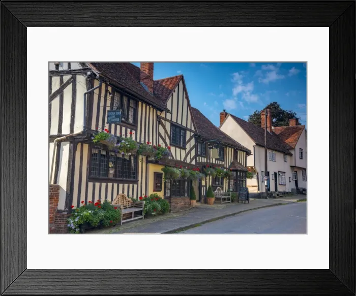 Framed Print : Kersey, Suffolk, England, United Kingdom, Europe