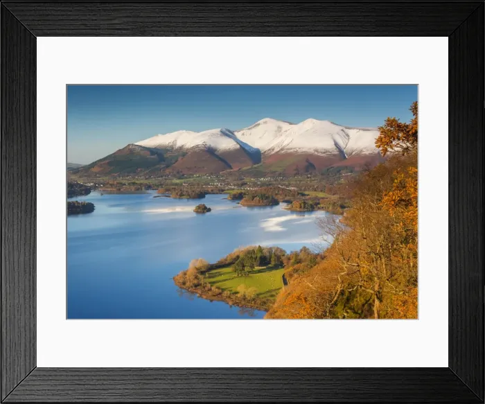 Framed Print : Derwentwater and Skiddaw Mountain, Keswick, Lake District National Park, Cumbria Framed Print : Derwentwater and Skiddaw Mountain, Keswick, Lake District National Park, Cumbria