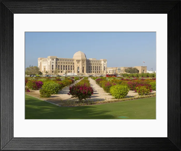 Framed Print : View of The Supreme Court, Muscat, Oman, Middle East Framed Print : View of The Supreme Court, Muscat, Oman, Middle East