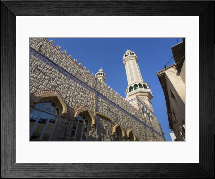 Framed Print : Evening view of mosque in the Muttrah Souk, Muscat, Oman, Middle East Framed Print : Evening view of mosque in the Muttrah Souk, Muscat, Oman, Middle East