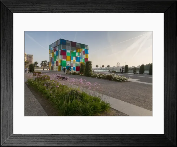 Framed Print : View of Centre Pompidou Malaga, Malaga, Costa del Sol, Andalusia, Spain, Europe Framed Print : View of Centre Pompidou Malaga, Malaga, Costa del Sol, Andalusia, Spain, Europe