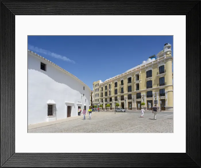 Framed Print : View of Bullring of the Royal Cavalry of Ronda, Ronda, Andalusia, Spain, Europe Framed Print : View of Bullring of the Royal Cavalry of Ronda, Ronda, Andalusia, Spain, Europe