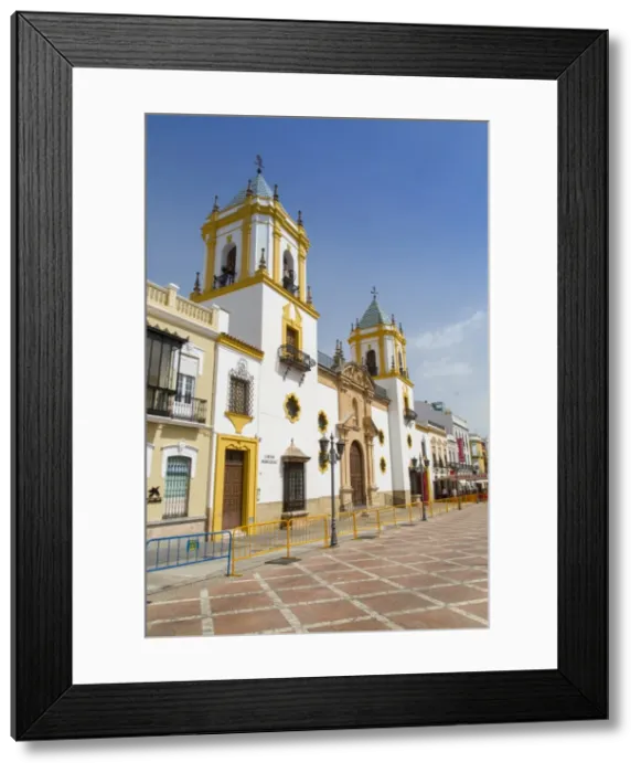 Framed Print : View of church Iglesia del Socorro, Plaza del Socorro, Ronda, Andalusia, Spain, Europe Framed Print : View of church Iglesia del Socorro, Plaza del Socorro, Ronda, Andalusia, Spain, Europe