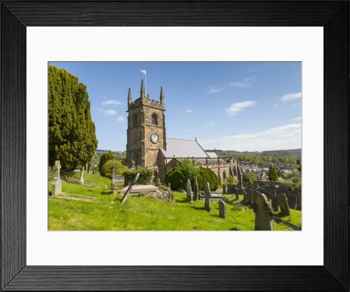 Framed Print : View of Matlock Parish Church in springtime, Matlock Town, Derbyshire Dales, Derbyshire Framed Print : View of Matlock Parish Church in springtime, Matlock Town, Derbyshire Dales, Derbyshire