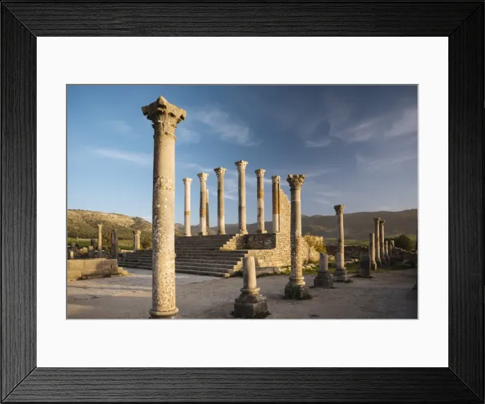 Framed Print : Roman ruins of Volubilis, UNESCO World Heritage Site, Morocco, North Africa, Africa Framed Print : Roman ruins of Volubilis, UNESCO World Heritage Site, Morocco, North Africa, Africa