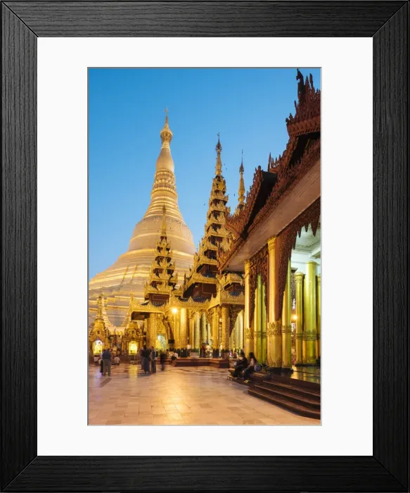 Framed Print : Shwedagon Pagoda, Yangon (Rangoon), Myanmar (Burma), Asia Framed Print : Shwedagon Pagoda, Yangon (Rangoon), Myanmar (Burma), Asia
