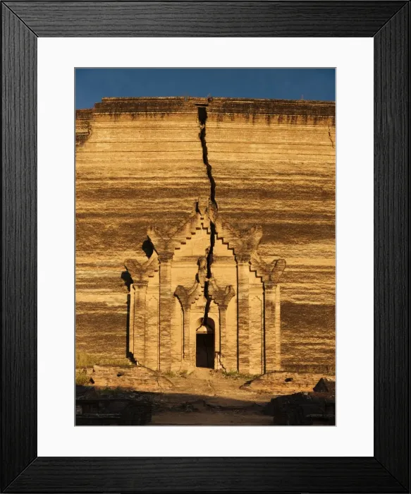 Framed Print : Exterior of Mingun Paya, Mingun, Mandalay Region, Myanmar (Burma), Asia Framed Print : Exterior of Mingun Paya, Mingun, Mandalay Region, Myanmar (Burma), Asia
