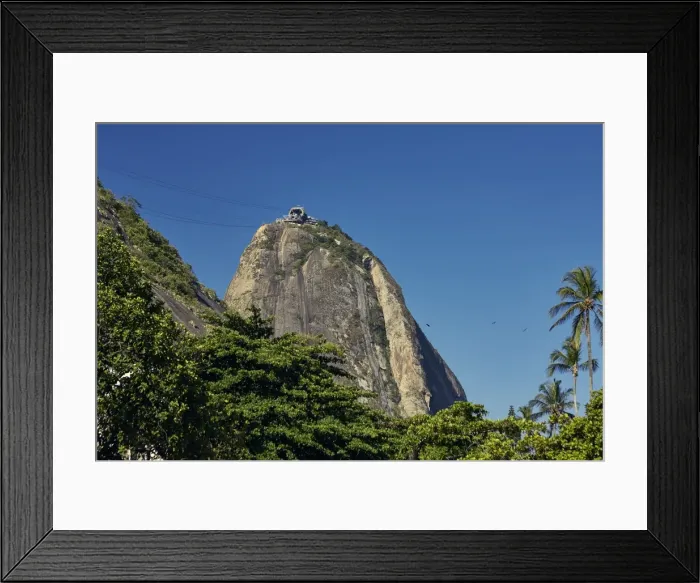 Framed Print : Views of Sugarloaf mountain (Pao de Acucar), early evening, Rio de Janeiro, Brazil Framed Print : Views of Sugarloaf mountain (Pao de Acucar), early evening, Rio de Janeiro, Brazil