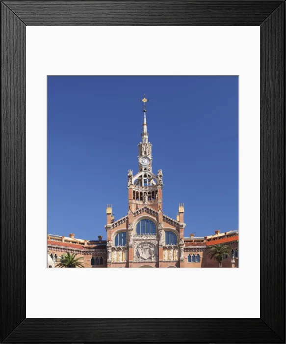 Framed Print : Sant Pau Hospital, Lluis Domenech i Montaner, UNESCO World Heritage Site, Modernisme Framed Print : Sant Pau Hospital, Lluis Domenech i Montaner, UNESCO World Heritage Site, Modernisme