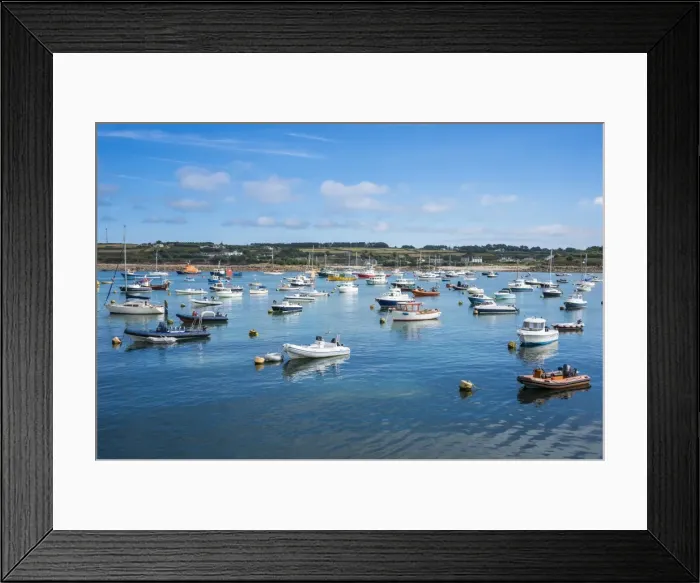 Framed Print : Small boat harbour, St. Marys, Isles of Scilly, England, United Kingdom, Europe Framed Print : Small boat harbour, St. Marys, Isles of Scilly, England, United Kingdom, Europe
