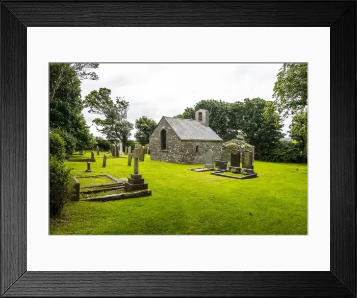 Framed Print : St. Adamnans Church, Isle of Man, crown dependency of the United Kingdom, Europe Framed Print : St. Adamnans Church, Isle of Man, crown dependency of the United Kingdom, Europe